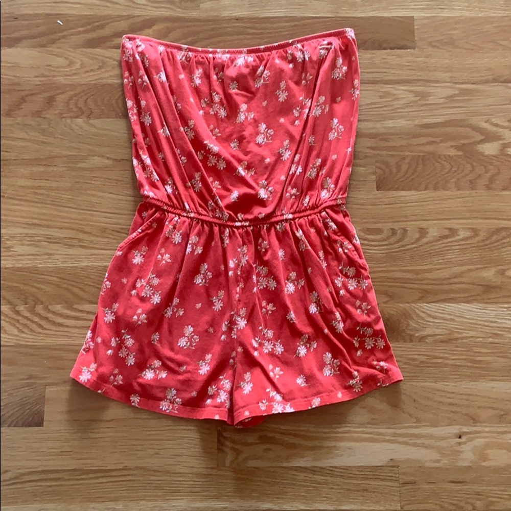 Floral Romper (with pockets)